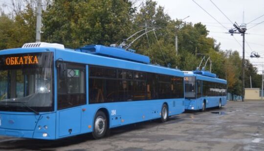 У Рівному курсуватимуть два нових тролейбуси