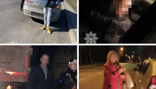 Протягом 2 днів рівненські патрульні склали 8 протоколів за керування в стані сп’яніння