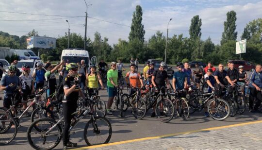 У Рівненському районі колона велосипедистів проїхала 10 населених пунктів