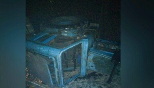 На Рівненщині перекинувся трактор: водій зумів вибратись