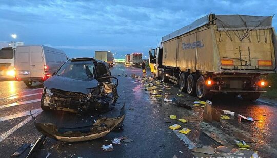 Відомі деталі потрійної аварії на трасі у Рівненській області (ФОТО)