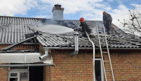 У мешканців Здолбунова горів будинок