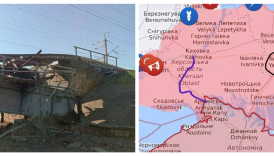 Під Мелітополем знищили міст, яким рашисти доставляли з Криму паливо та зброю