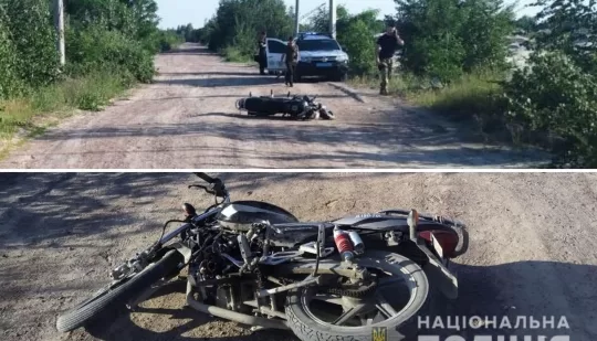 Нетверезий житель Сарненського району скоїв ДТП на краденому мотоциклі