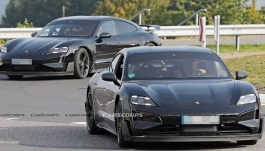 Porsche «засвітила» найшвидший електромобіль Taycan. Шпигунські фото автомобілів