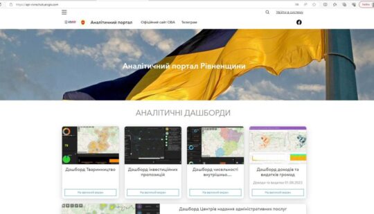 На Рівненщині створили аналітичний портал з відкритими даними громад