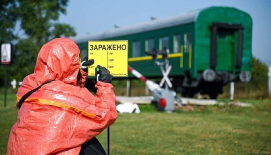 На Рівненщині провели навчання на випадок хімічної загрози