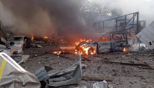 Наслідки ракетного удару по Рівному (+ФОТО)