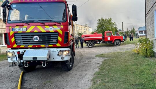 На Сарненщині вогнеборці ліквідували пожежу у багатоквартирному житловому будинку