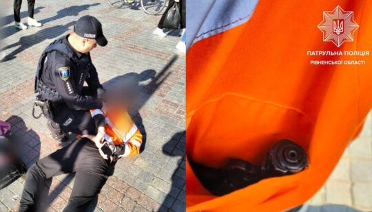 У Рівному патрульні затримали чоловіка, який влаштував стрілянину на Південному