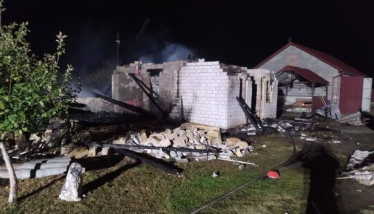 На Сарненщині під час пожежі згорів чоловік