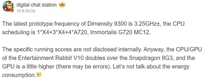 MediaTek Dimensity 9300 MediaTek Dimensity 9300