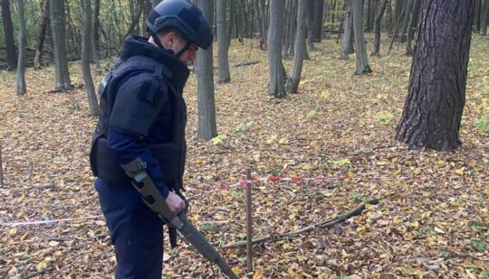 Сапери ДСНС Рівненщини знищили два великі боєприпаси