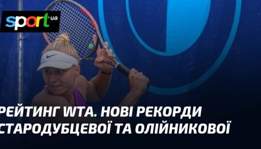 Рейтинг WTA. Нові рекорди Стародубцевої та Олійникової