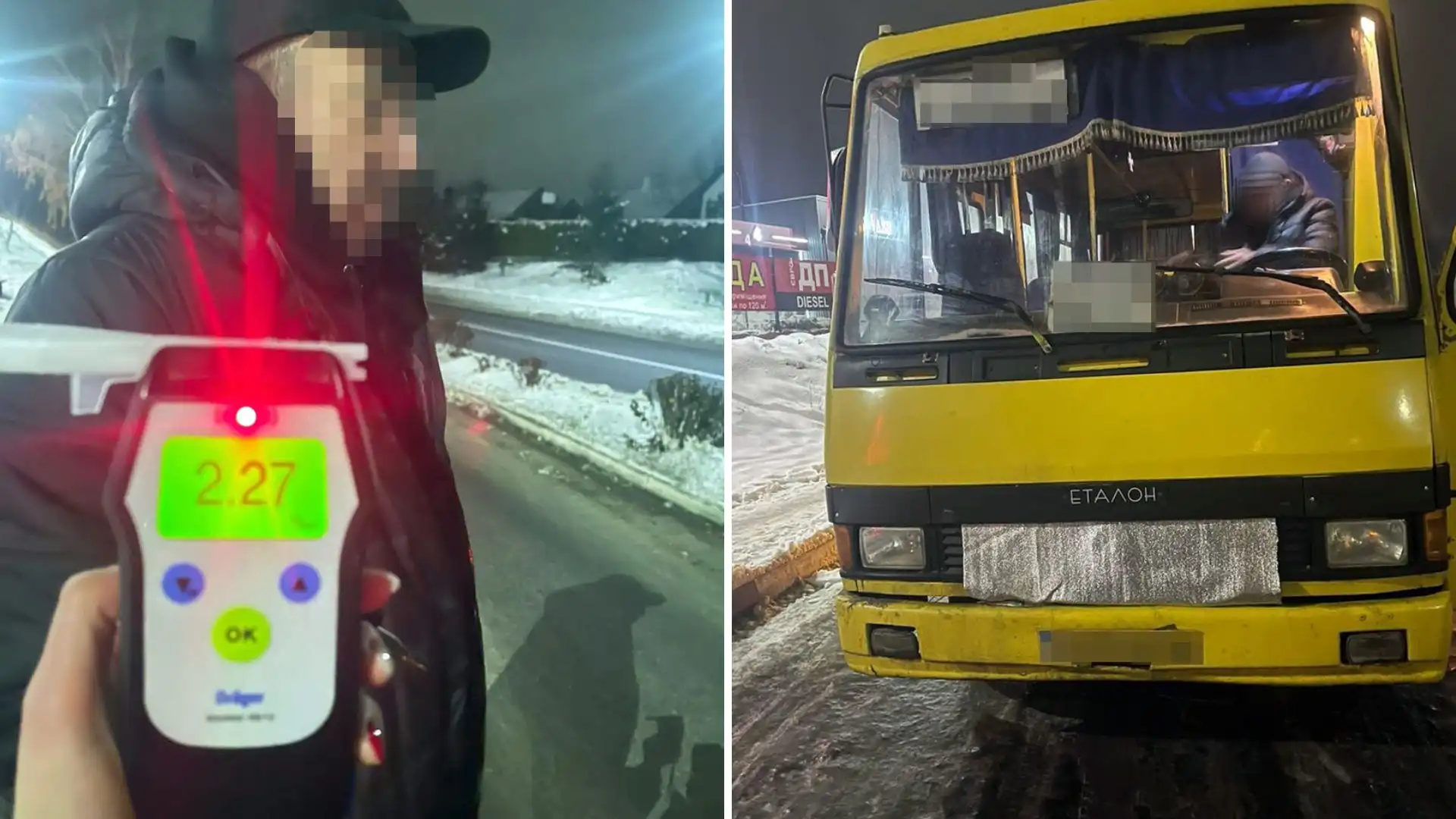 Ви зараз переглядаєте Поліцейські склали протокол на нетверезого водія маршрутки