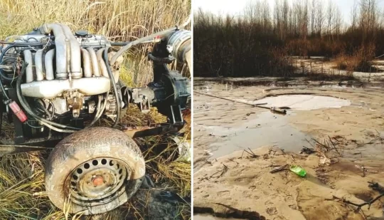 Поліцейські вилучили три мотопомпи та знаряддя для незаконного промислу