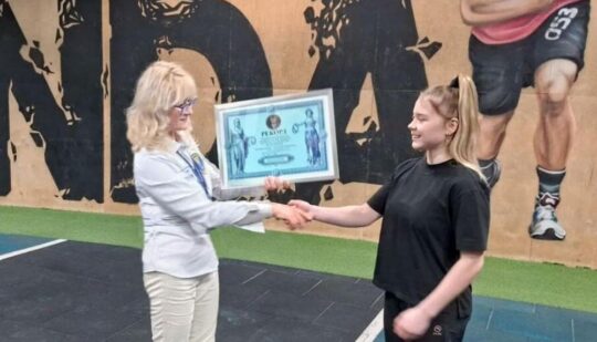 Спортсменка з Костополя встановила рекорд України