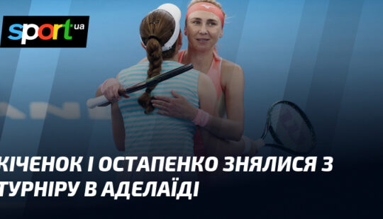 Кіченок і Остапенко знялися з турніру в Аделаїді