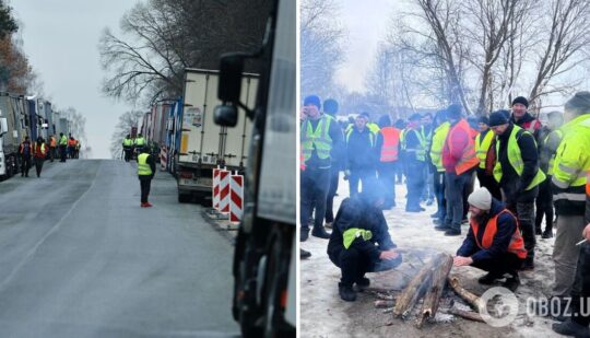 Польські активісти на кордоні начебто не пропустили в Україну військову техніку