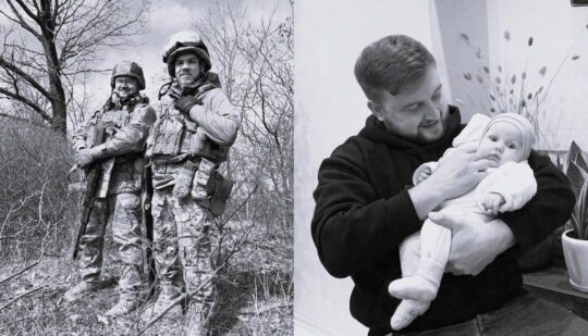 На Одещині попрощалися з воїном, сім’ю якого вбила Росія