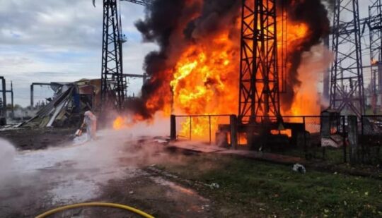 Сьогодні вночі росіяни обстріляли «Укренерго»