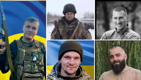 На Рівненщині провели останньою земною дорогою п’ятьох захисників