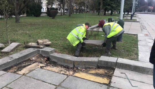 У Рівному ремонтують бульвар Незалежності