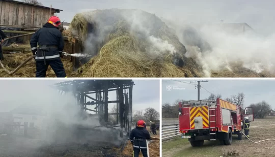 На Рівненщині ДСНС ліквідували пожежу