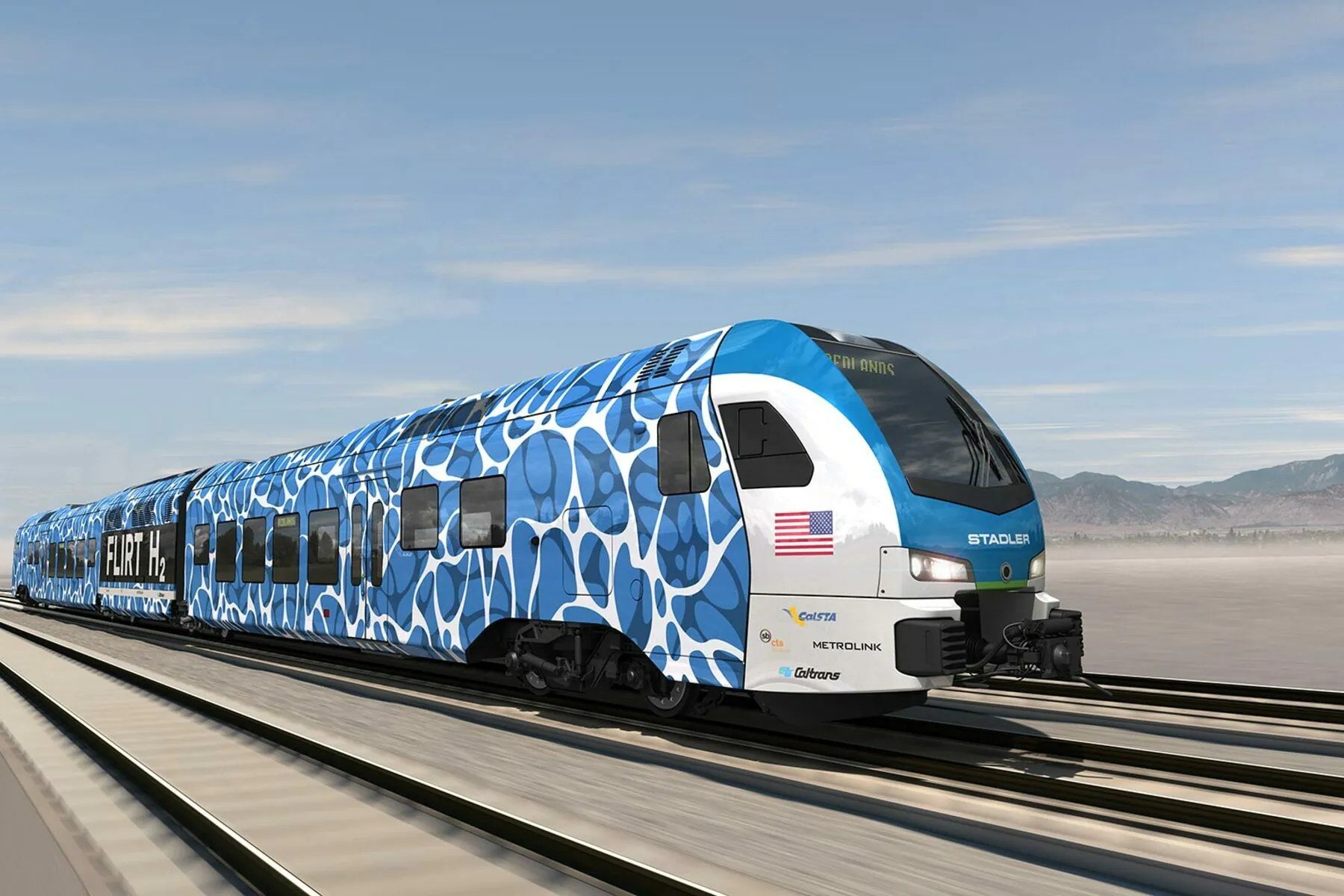 Ви зараз переглядаєте Швейцарський водневий потяг Stadler встановив рекорд Гіннеса