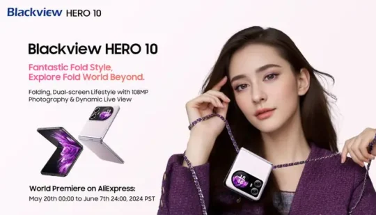 Анонсовано складаний смартфон Blackview HERO 10