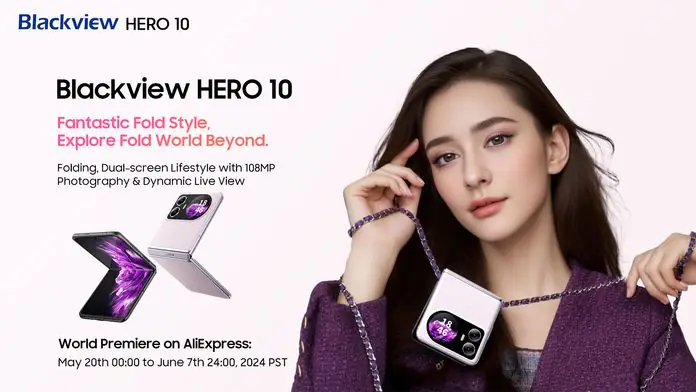 Ви зараз переглядаєте Анонсовано складаний смартфон Blackview HERO 10