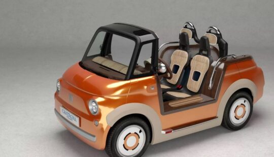 Демонтували дах та двері: електромобіль Fiat Topolino перетворили чарівний пляжний автомобіль