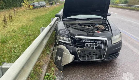 ДТП на трасі Київ-Чоп: водій Audi у стані сп’яніння спричинив аварію з трьома авто