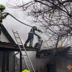 Пожежа у селі Нова Українка: знищено господарську будівлю